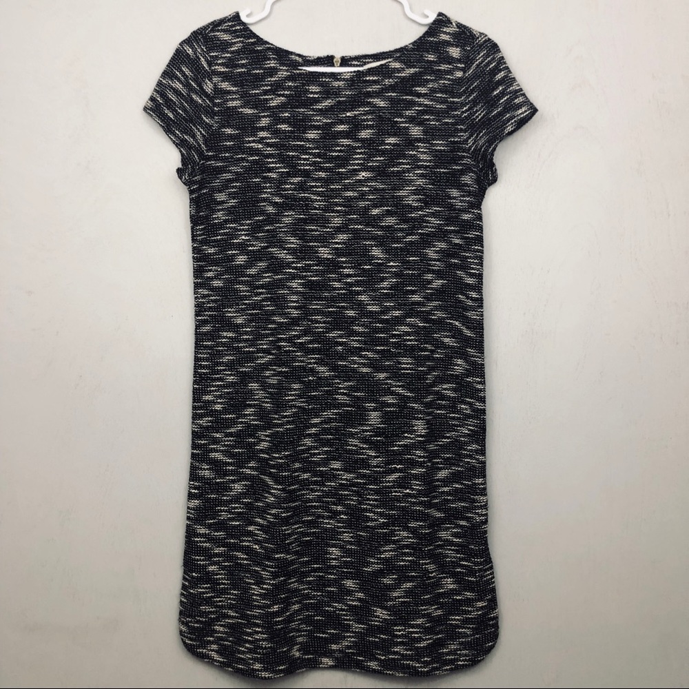 LOFT Salt & Pepper Tweed Basic Dress